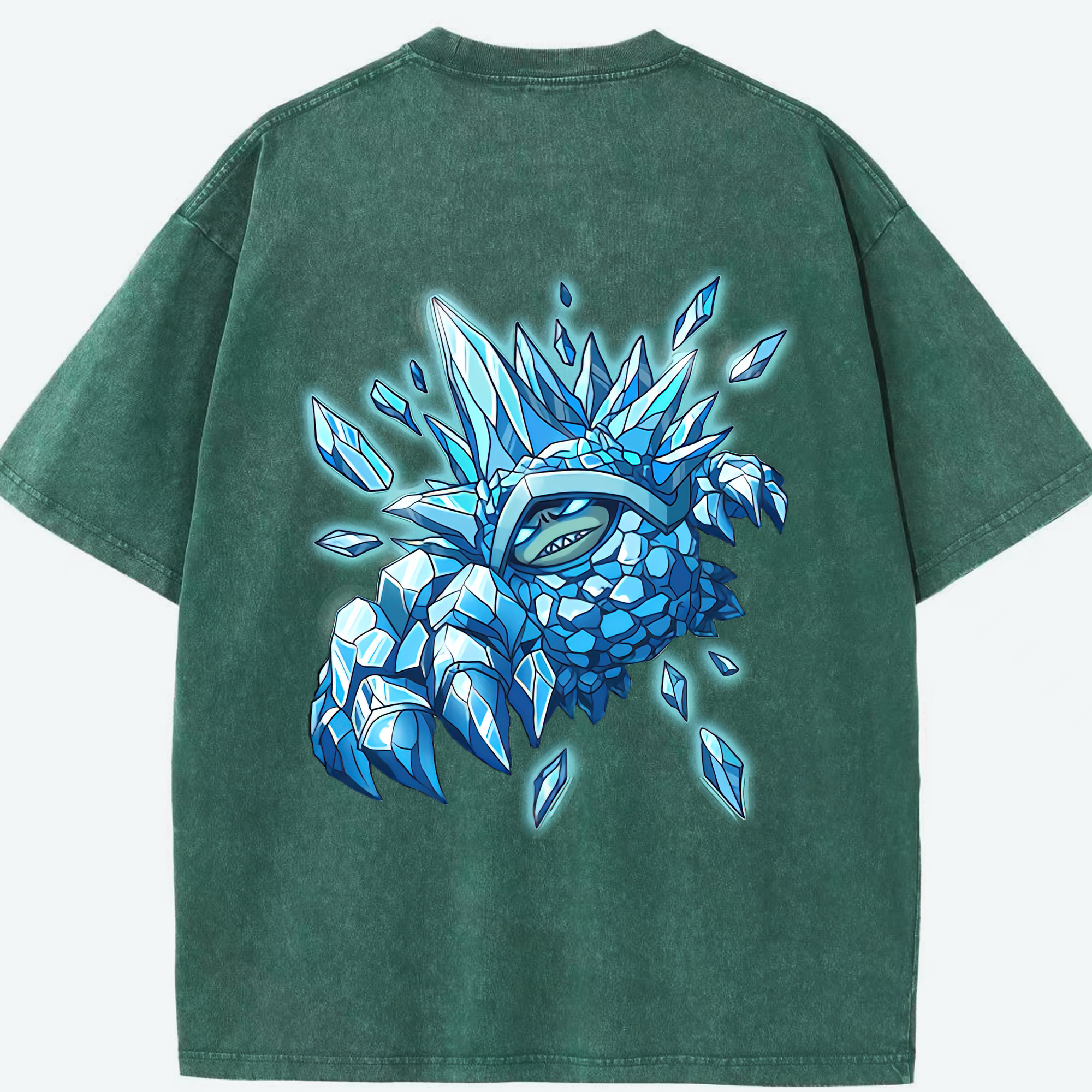 リーグ・オブ・レジェンド League of Legends LOL 綿100% ヴィンテージ風 半袖Tシャツ（背面プリント）